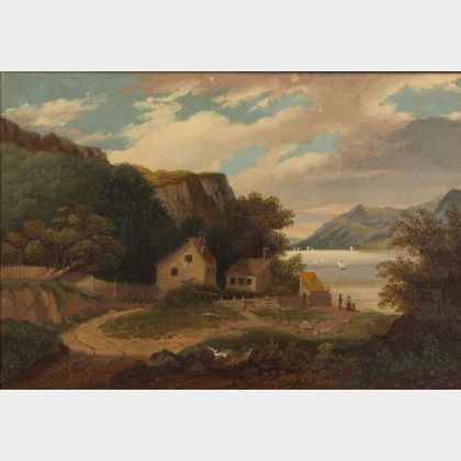 American School, 19th Century Hudson River View