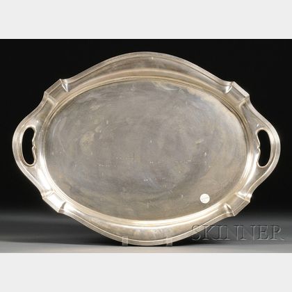 Gorham Sterling "Plymouth" Pattern Tea Tray
