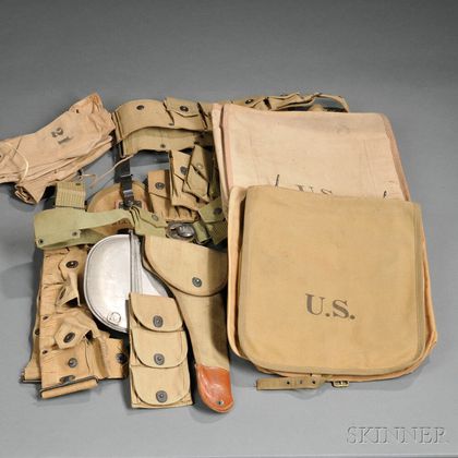 Group of Spanish American War Through WWI Objects