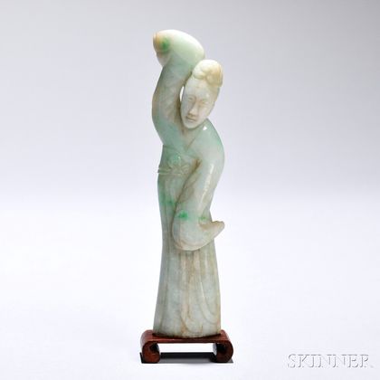 Jadeite Carving of a Dancing Woman