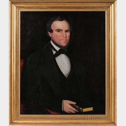 Ammi Phillips (New York/Connecticut, 1788-1865) Portrait of a Gentleman