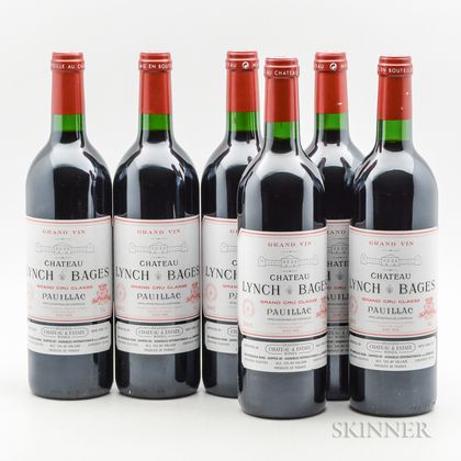 Chateau Lynch Bages 2002, 6 bottles 