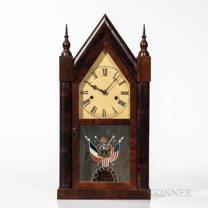 William S. Johnson's Mahogany Steeple Clock
