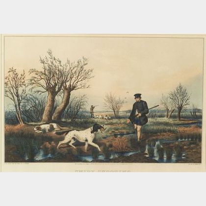 Nathaniel Currier, publisher (American, 1813-1888),Snipe Shooting.
