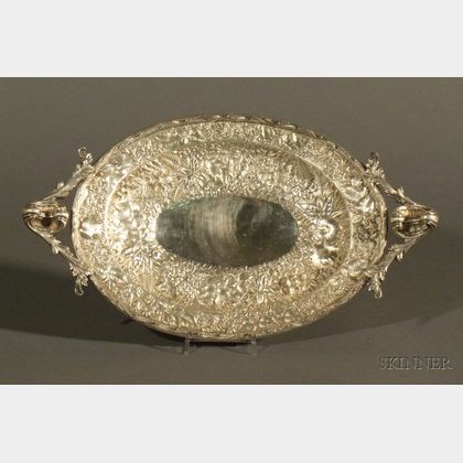 S. Kirk & Son Sterling Repousse Bread Tray