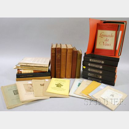 Lot of Antiques and Collecting Reference Books, Early Auction Catalogs, and Museum Collections