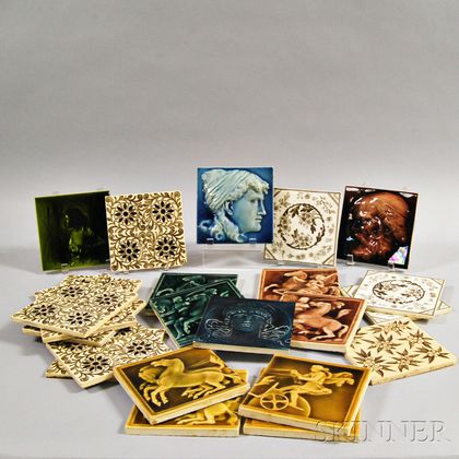 Twenty-four Ceramic Tiles