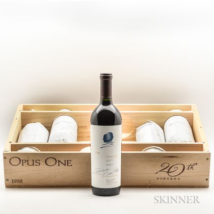 Opus One 1998, 5 bottles 