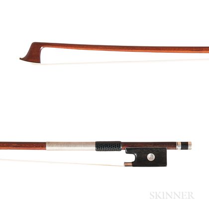 English Silver-mounted Violin Bow, John Kew Dodd