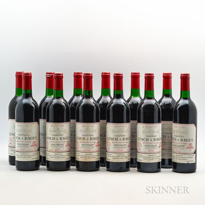 Chateau Lynch Bages 1989, 12 bottles 