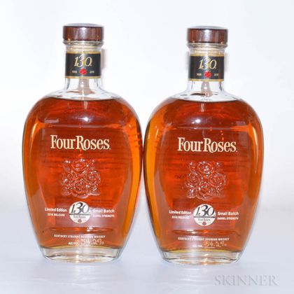 Four Roses 130th Anniversary, 2 750ml bottles 