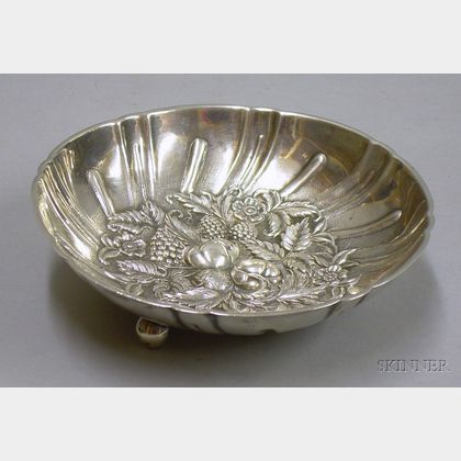 S. Kirk & Son Inc. Sterling Repousse Footed Bowl. 