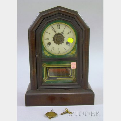 Mahogany Shelf Clock by William L. Gilbert
