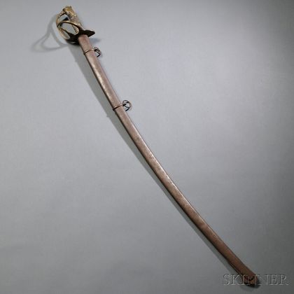 Non-regulation Model 1840 Cavalry Officers Sabre