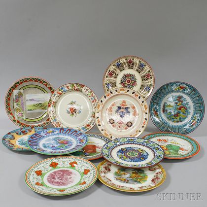 Twelve Ceramic Wedgwood Plates
