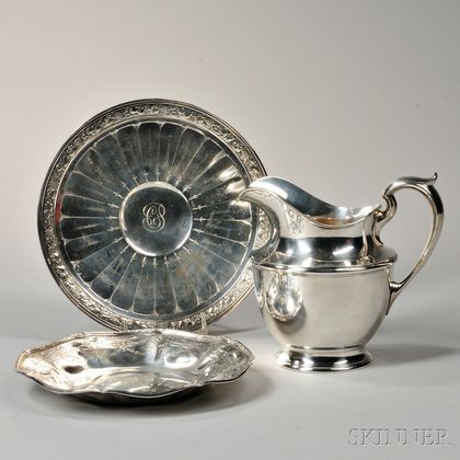 Three Pieces of American Sterling Silver Tableware