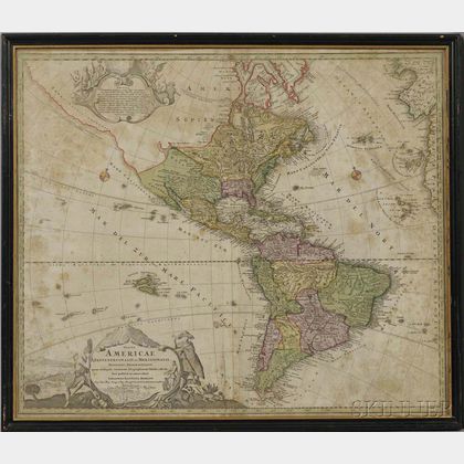 North America, Three Maps.