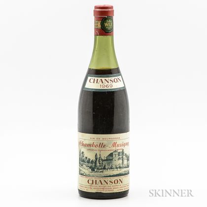 Chanson Chambolle Musigny 1969, 1 bottle 