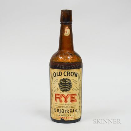 Old Crow Rye, 1 pint 8.5 oz bottle 