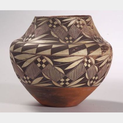 Southwest Painted Pottery Olla