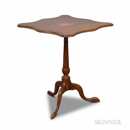 Federal-style Inlaid Mahogany Candlestand
