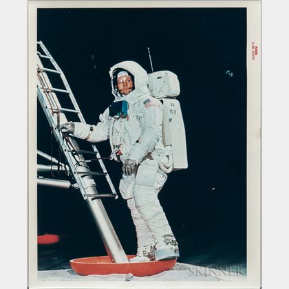 Apollo 11, Space Suit, One Photograph and Other Material.