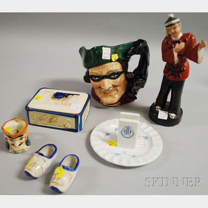 Seven Assorted Collectible and Decorative Ceramic Items