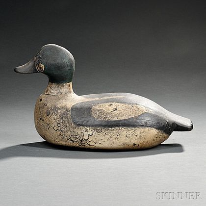 Two Carved and Painted Duck Decoys