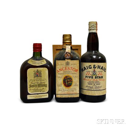 Mixed Scotch, 1 26.5oz bottle2 4/5 quart bottles 