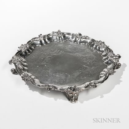 Victorian Sterling Silver Salver