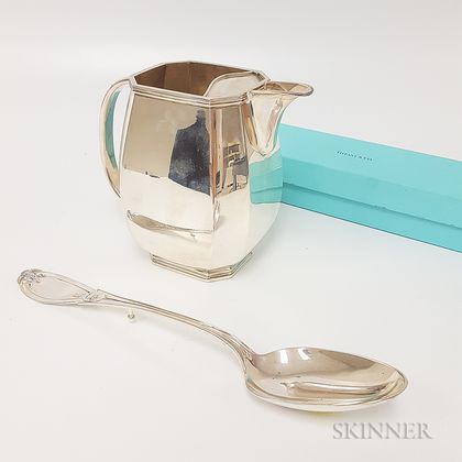 Two Pieces of Tiffany & Co. Sterling Silver Tableware