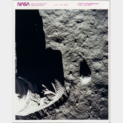 Apollo 11, Buzz Aldrin, Lunar Overshoe, July 11, 1969.