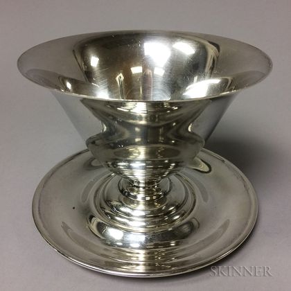 Sterling Silver Footed Bowl and Underplate