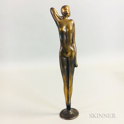 David Dix Bronze Sculpture of a Woman