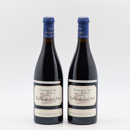 Domaine Pierre Usseglio Chateauneuf du Pape Reserve des Deux Freres 2003, 2 bottles 