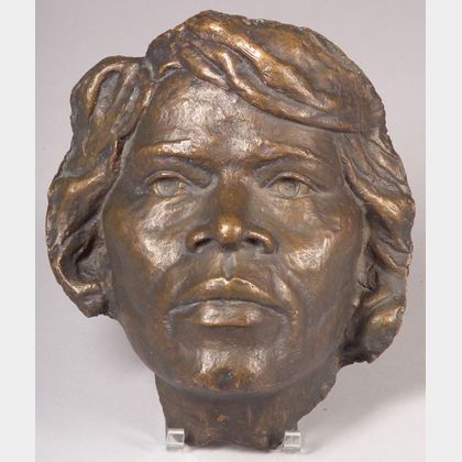 American School, 20th Century Face of a Woman, Probably Marian Anderson