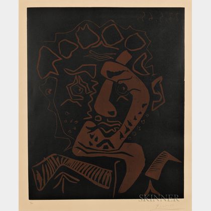 Pablo Picasso (Spanish, 1881-1973) Tête d'histrion (Le danseur)