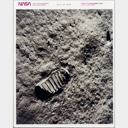 Apollo 11, Footprint on the Moon, July 1969.