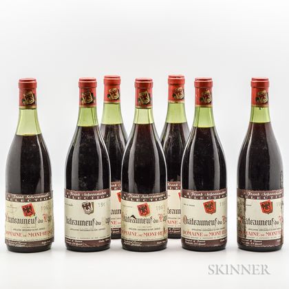 Domaine de Mont Redon Chateauneuf du Pape 1961, 7 bottles 