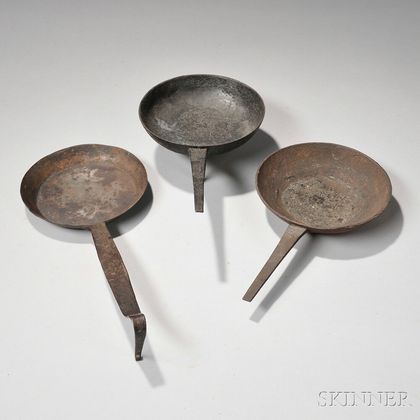 Three Cast Iron Skillets