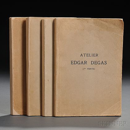 Degas, Edgar (1834-1917) Catalogue des Tableaux, Pastels, et Dessins. Volumes I-IV.