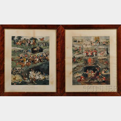 After Alfred Charles Havell (British, 1855-1928) Two Framed Prints: A Racing Nightmare
