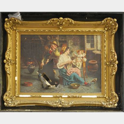 Jules Zermati (Italian, act. 1880-1920) Interior Genre Scene