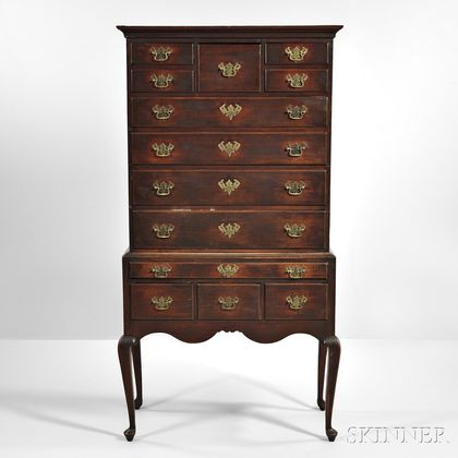 Cherry High Chest of Drawers