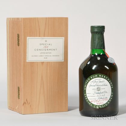 Alfred Lambs Special Reserve Rum 40 Years Old 1949, 1 750ml bottle (owc) 