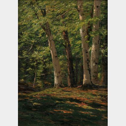 Charles Partridge Adams (American, 1858-1942) Vermont Beech Trees
