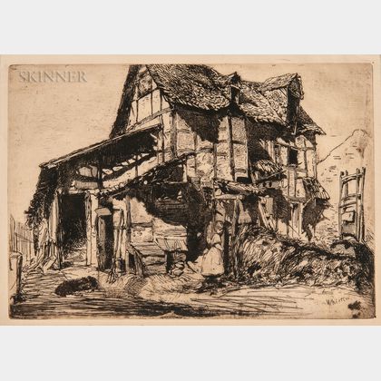 James Abbott McNeill Whistler (American, 1834-1903) The Unsafe Tenement
