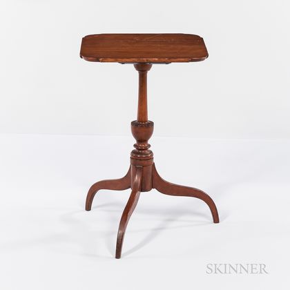 Federal-Style Cherry Candlestand