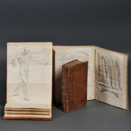 Medical Books, Surgical Anatomy, Three Volumes, 1727-1802.