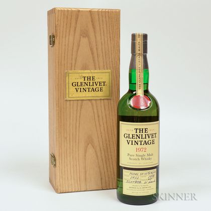 Glenlivet Vintage 1972, 1 750ml bottle (owc) 